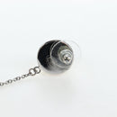 CHANEL Pierce Metal Silver Yellow CC Auth 192858V-7