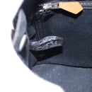HERMES Fourre Tout PM Hand Bag Canvas Black Silver Auth 192872-15