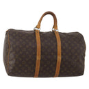 LOUIS VUITTON Monogram Keepall 50 Boston Bag M41426 LV Auth 192874-1
