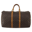 LOUIS VUITTON Monogram Keepall 50 Boston Bag M41426 LV Auth 192874-13