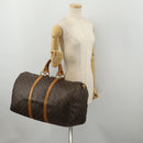 LOUIS VUITTON Monogram Keepall 50 Boston Bag M41426 LV Auth 192874-21