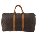 LOUIS VUITTON Monogram Keepall 50 Boston Bag M41426 LV Auth 192874-2