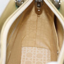 Christian Dior Maris Pearl Tote Bag Patent 2way Champagne Gold Auth 192876A-27