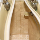 Christian Dior Maris Pearl Tote Bag Patent 2way Champagne Gold Auth 192876A-28