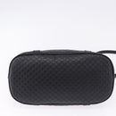 GUCCI Micro GG Canvas Guccissima Bag Leather 2way Outlet Black Auth 192880V-11