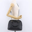 GUCCI Micro GG Canvas Guccissima Bag Leather 2way Outlet Black Auth 192880V-25