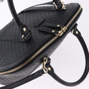 GUCCI Micro GG Canvas Guccissima Bag Leather 2way Outlet Black Auth 192880V-6