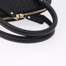 GUCCI Micro GG Canvas Guccissima Bag Leather 2way Outlet Black Auth 192880V-7