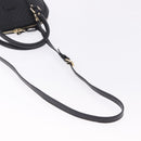 GUCCI Micro GG Canvas Guccissima Bag Leather 2way Outlet Black Auth 192880V-9