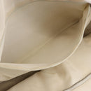 CHANEL Hand Bag Leather Ivory Silver CC Auth 192881-20