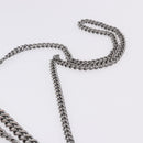 Stella MacCartney Falabella Chain Shoulder Bag Polyester 2way Gray Silver Auth 192883-15