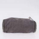 Stella MacCartney Falabella Chain Shoulder Bag Polyester 2way Gray Silver Auth 192883-5