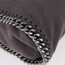 Stella MacCartney Falabella Chain Shoulder Bag Polyester 2way Gray Silver Auth 192883-9