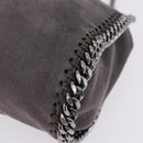 Stella MacCartney Falabella Chain Shoulder Bag Polyester 2way Gray Silver Auth 192883-16