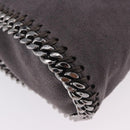 Stella MacCartney Falabella Chain Shoulder Bag Polyester 2way Gray Silver Auth 192883-17