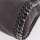 Stella MacCartney Falabella Chain Shoulder Bag Polyester 2way Gray Silver Auth 192883-18
