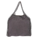 Stella MacCartney Falabella Chain Shoulder Bag Polyester 2way Gray Silver Auth 192883-13