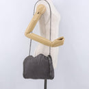 Stella MacCartney Falabella Chain Shoulder Bag Polyester 2way Gray Silver Auth 192883-24