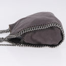 Stella MacCartney Falabella Chain Shoulder Bag Polyester 2way Gray Silver Auth 192883-4