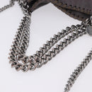 Stella MacCartney Falabella Chain Shoulder Bag Polyester 2way Gray Silver Auth 192883-7
