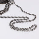 Stella MacCartney Falabella Chain Shoulder Bag Polyester 2way Gray Silver Auth 192883-8