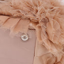 VALENTINO Tote Bag Leather Pink Silver Auth 192885A-14