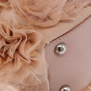 VALENTINO Tote Bag Leather Pink Silver Auth 192885A-15