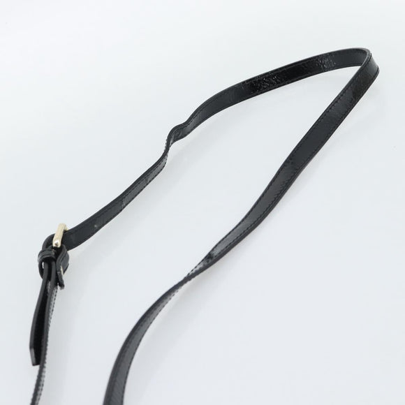 Vivienne Westwood Patent Hand Bag 2way Black Gold Tone Auth 192886A