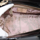 Vivienne Westwood Patent Hand Bag 2way Black Gold Tone Auth 192886A-20