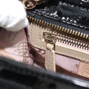 Vivienne Westwood Patent Hand Bag 2way Black Gold Tone Auth 192886A-24