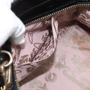 Vivienne Westwood Patent Hand Bag 2way Black Gold Tone Auth 192886A-26