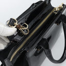 Vivienne Westwood Patent Hand Bag 2way Black Gold Tone Auth 192886A-6