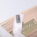 Jimmy Choo Hand Bag Leather Beige Gold Tone Auth 192888-22