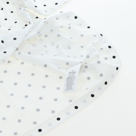 Kate Spade Disney Short-Sleeved T-Shirt Cotton White Pink Auth 192889M