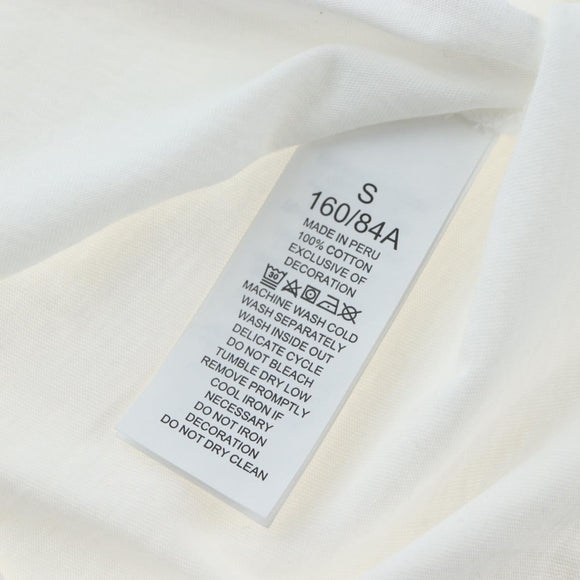 Kate Spade Disney Short-Sleeved T-Shirt Cotton White Pink Auth 192890M