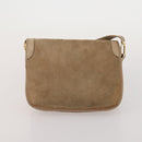 Christian Dior Shoulder Hand Bag Leather Suede 2 Set Beige Auth 192891-11