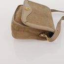 Christian Dior Shoulder Hand Bag Leather Suede 2 Set Beige Auth 192891-12