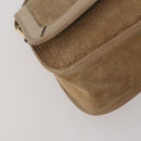 Christian Dior Shoulder Hand Bag Leather Suede 2 Set Beige Auth 192891-16