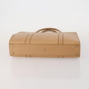 Christian Dior Shoulder Hand Bag Leather Suede 2 Set Beige Auth 192891-7
