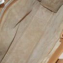 Christian Dior Shoulder Hand Bag Leather Suede 2 Set Beige Auth 192891-9