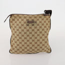 GUCCI GG Canvas Shoulder Bag 2 Set Beige Black Auth 192893-10