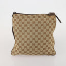 GUCCI GG Canvas Shoulder Bag 2 Set Beige Black Auth 192893-11