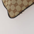GUCCI GG Canvas Shoulder Bag 2 Set Beige Black Auth 192893-16