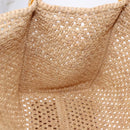 LOUIS VUITTON By The Pool On The Go MM Raffia Beige M24723 LV Auth 192900SAM-24
