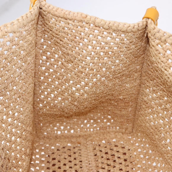 LOUIS VUITTON By The Pool On The Go MM Raffia Beige M24723 LV Auth 192900SAM