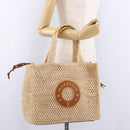 LOUIS VUITTON By The Pool On The Go MM Raffia Beige M24723 LV Auth 192900SAM-26