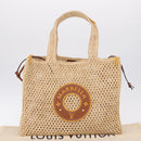 LOUIS VUITTON By The Pool On The Go MM Raffia Beige M24723 LV Auth 192900SAM-27