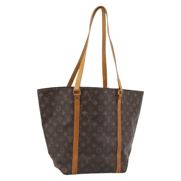LOUIS VUITTON Monogram Sac Shopping Tote Bag M51108 LV Auth 192903