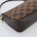 LOUIS VUITTON Damier Ebene Trousse Make Up Pouch N51982 LV Auth 192911-15