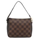 LOUIS VUITTON Damier Ebene Trousse Make Up Pouch N51982 LV Auth 192911-2